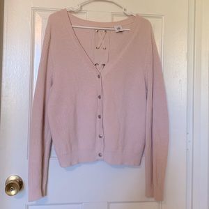 CAbi Lace up Cardigan